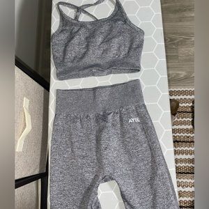 Aybl sports bra and shorts set